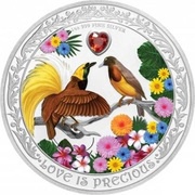 2 Dollars - Elizabeth II Birds of Paradise, Niue, 2020 reverse image