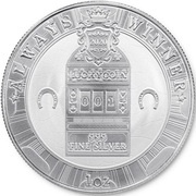 2 Dollars - Elizabeth II Lucky Coin, Niue, 2020 reverse image