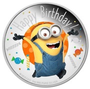 2 Dollars - Elizabeth II Happy Birthday, Niue, 2020 reverse image