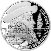 2 Dollars - Elizabeth II Ferdinand Magellan, Niue, 2020 reverse image