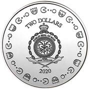 2 Dollars - Elizabeth II Pac-Man obverse image