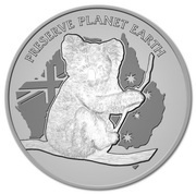 2 Dollars - Elizabeth II Australian Koala, Niue, 2020 reverse image