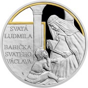 2 Dollars - Elizabeth II Ludmila of Bohemia: Grandmother, Niue, 2020 reverse image