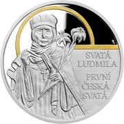 2 Dollars - Elizabeth II Ludmila of Bohemia: Saint, Niue, 2020 reverse image