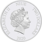 2 Dollars - Elizabeth II Darth Vader obverse image