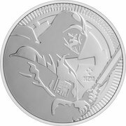 2 Dollars - Elizabeth II Darth Vader, Niue, 2020 reverse image