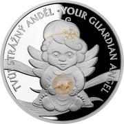 2 Dollars - Elizabeth II Your Guardian Angel: Bethlehem light, Niue, 2020 reverse image