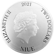 2 Dollars - Elizabeth II Bitcoin obverse image