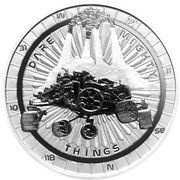 2 Dollars - Elizabeth II Perseverance Mars Rover, Niue, 2021 reverse image