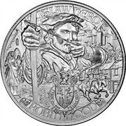 2 Dollars - Elizabeth II Robin Hood, Niue, 2021 reverse image