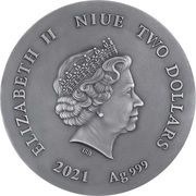 2 Dollars - Elizabeth II Two Wolves obverse image