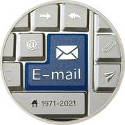 2 Dollars - Elizabeth II E-mail, Niue, 2021 reverse image