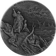 2 Dollars - Elizabeth II St. Paul Shipwrecked, Niue, 2021 reverse image