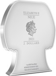 2 Dollars - Elizabeth II Wonder Woman 1984 obverse image