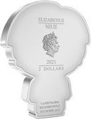 2 Dollars - Elizabeth II Harry Potter in Hogwarts Pyjamas obverse image