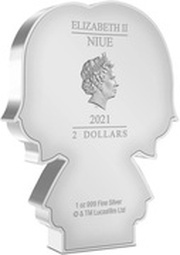 2 Dollars - Elizabeth II Luke Skywalker obverse image