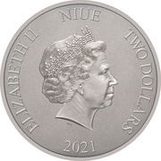 2 Dollars - Elizabeth II 1966 Batmobile obverse image