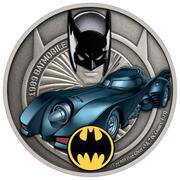 2 Dollars - Elizabeth II 1989 Batmobile, Niue, 2021 reverse image