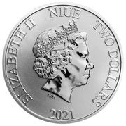 2 Dollars - Elizabeth II Superman obverse image