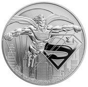 2 Dollars - Elizabeth II Superman, Niue, 2021 reverse image