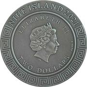 2 Dollars - Elizabeth II Hercules obverse image