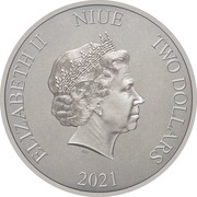 2 Dollars - Elizabeth II Brontosaurus obverse image
