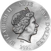 2 Dollars - Elizabeth II Peacock Spider obverse image