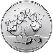 2 Dollars - Elizabeth II Donald and Daisy, Niue, 2021 reverse image