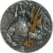 2 Dollars - Elizabeth II Zeus, Niue, 2021 reverse image