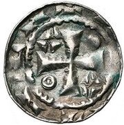 Denier - Godfrey III, Belgium, 1164-1183 reverse image