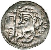 Denier - Godfrey III with Henry I obverse image