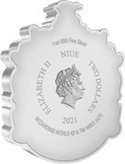 2 Dollars - Elizabeth II Hufflepuff Crest obverse image