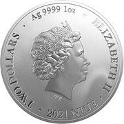 2 Dollars - Elizabeth II Hulk obverse image