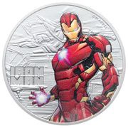 2 Dollars - Elizabeth II Iron Man, Niue, 2021 reverse image
