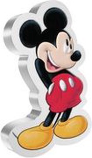 2 Dollars - Elizabeth II Mickey Mouse, Niue, 2021 reverse image