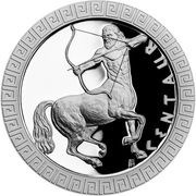 2 Dollars - Elizabeth II Centaur, Niue, 2021 reverse image