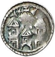 Denier - Henry I, Belgium, 1190-1210 reverse image