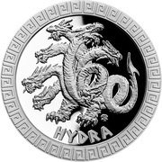 2 Dollars - Elizabeth II Hydra, Niue, 2021 reverse image