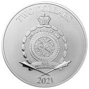 2 Dollars - Elizabeth II Grogu obverse image