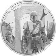 2 Dollars - Elizabeth II The Mandalorian, Niue, 2021 reverse image