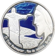 10 Diners Christ the Redeemer in Brazil, Andorra, 2009 reverse image