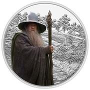 2 Dollars - Elizabeth II Gandalf the Grey, Niue, 2021 reverse image