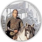 2 Dollars - Elizabeth II Legolas, Niue, 2021 reverse image