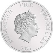 2 Dollars - Elizabeth II Samwise Gamgee obverse image