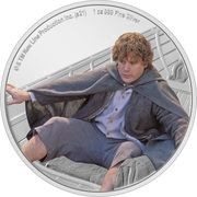 2 Dollars - Elizabeth II Samwise Gamgee, Niue, 2021 reverse image