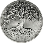 2 Dollars - Elizabeth II Tree of Life, Niue, 2021 reverse image