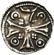 Denier - Henry I Knight, Belgium, 1210-1235 reverse image