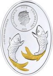 2 Dollars - Elizabeth II Auspicious Koi obverse image