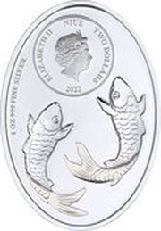 2 Dollars - Elizabeth II Auspicious Koi obverse image