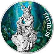 2 Dollars - Elizabeth II Faunus, Niue, 2022 reverse image